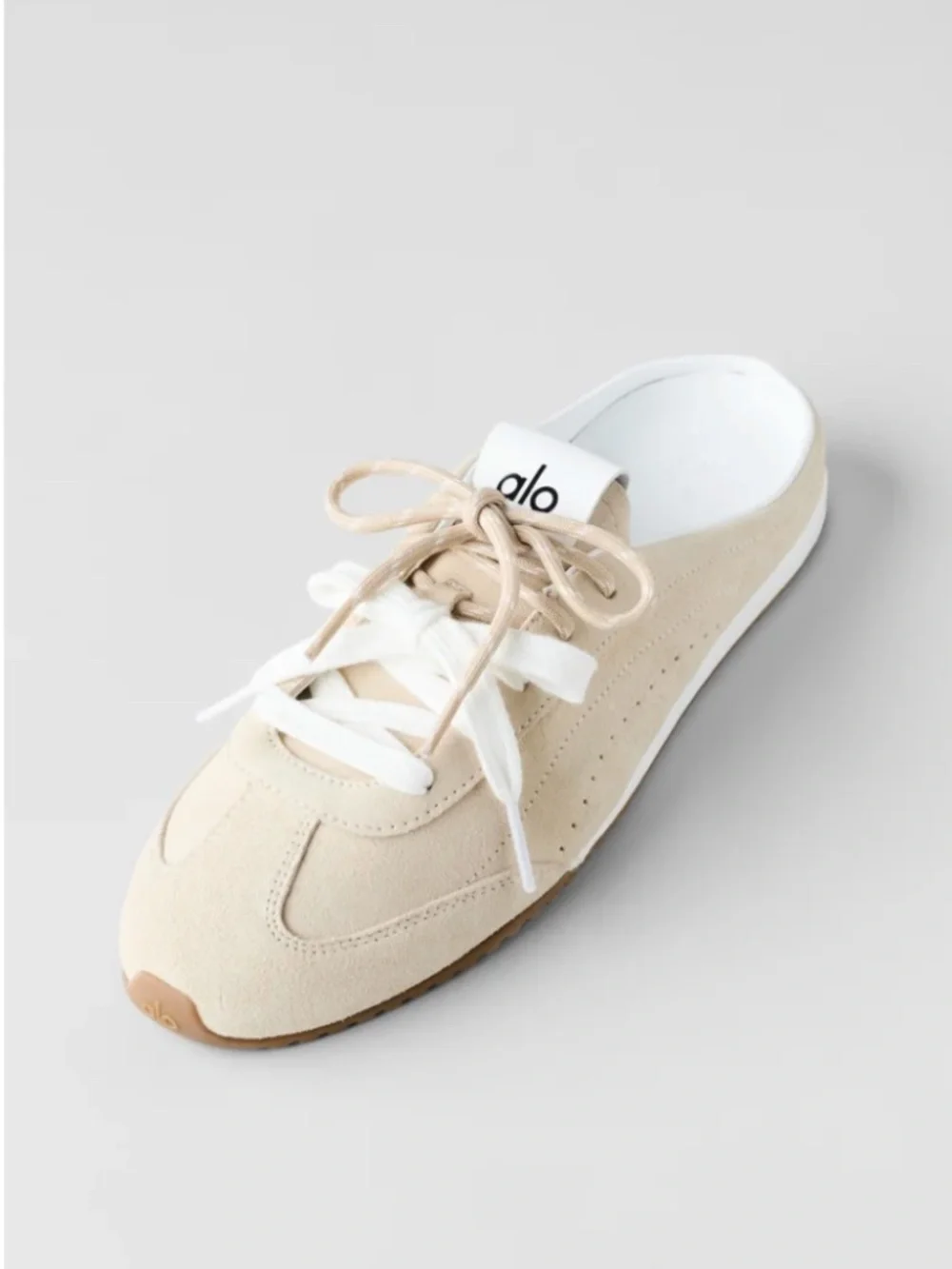 NWT ALO Sunset Sneaker Mule Sandtone